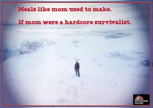 Mountain House - print campaign