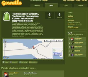 Gowalla-Flashmob - I just went around the world to propose to Terri Carlson.