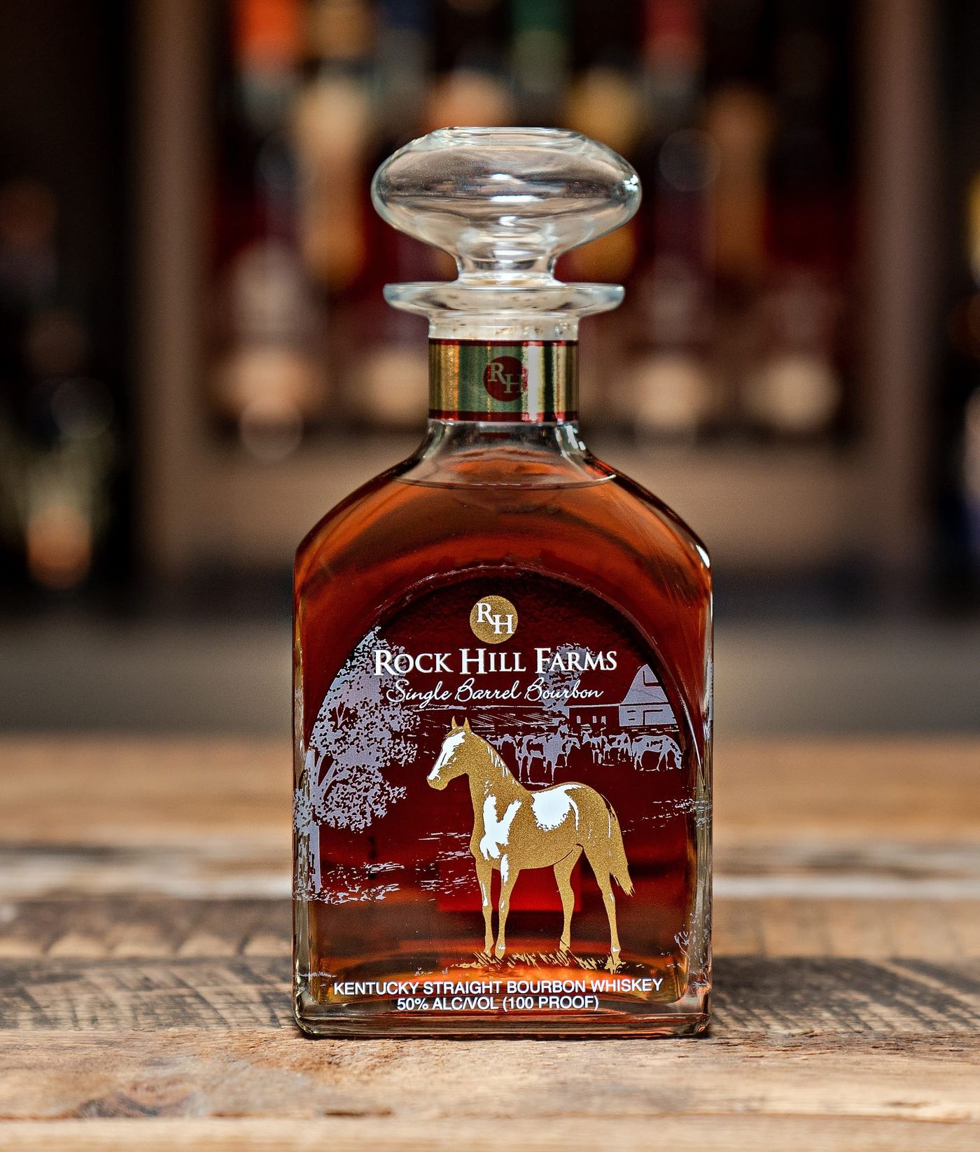Rock Hill Farms Single Barrel Bourbon Bottle