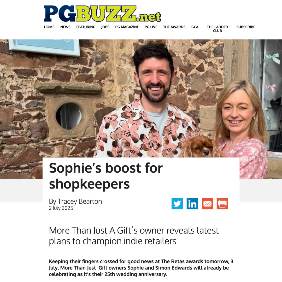 PG Buzz Feature: ‘Sophie’s Boost for Shopkeepers’