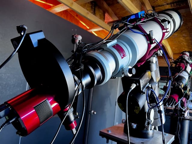Telescope on its pier at DSP Remote
