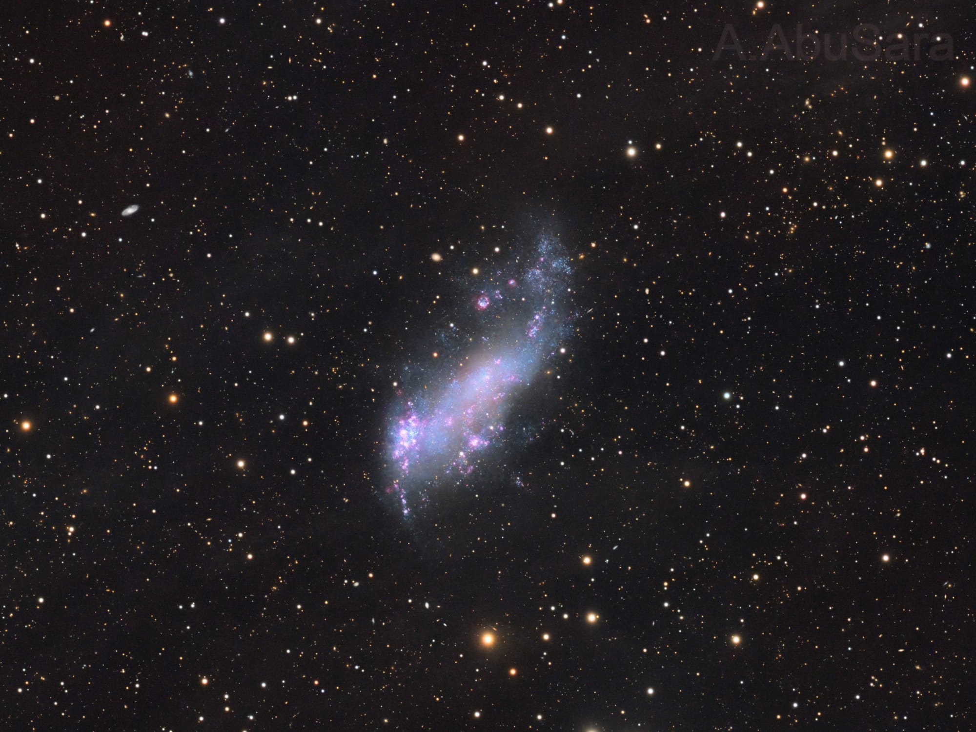 IC 2574: Coddington's Nebula by Ashraf AbuSara
