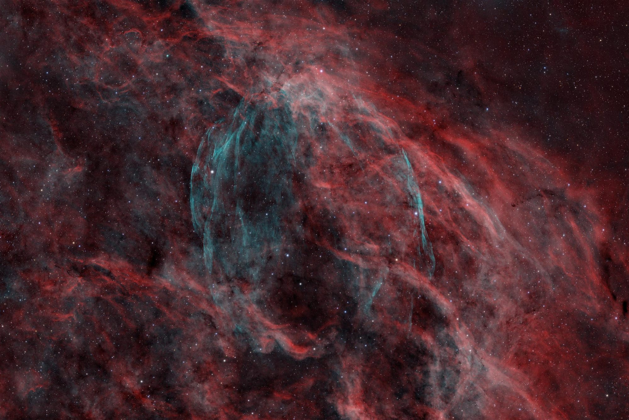 Supernova Remnant SNR G82.2+5.3 by Chris McGrew