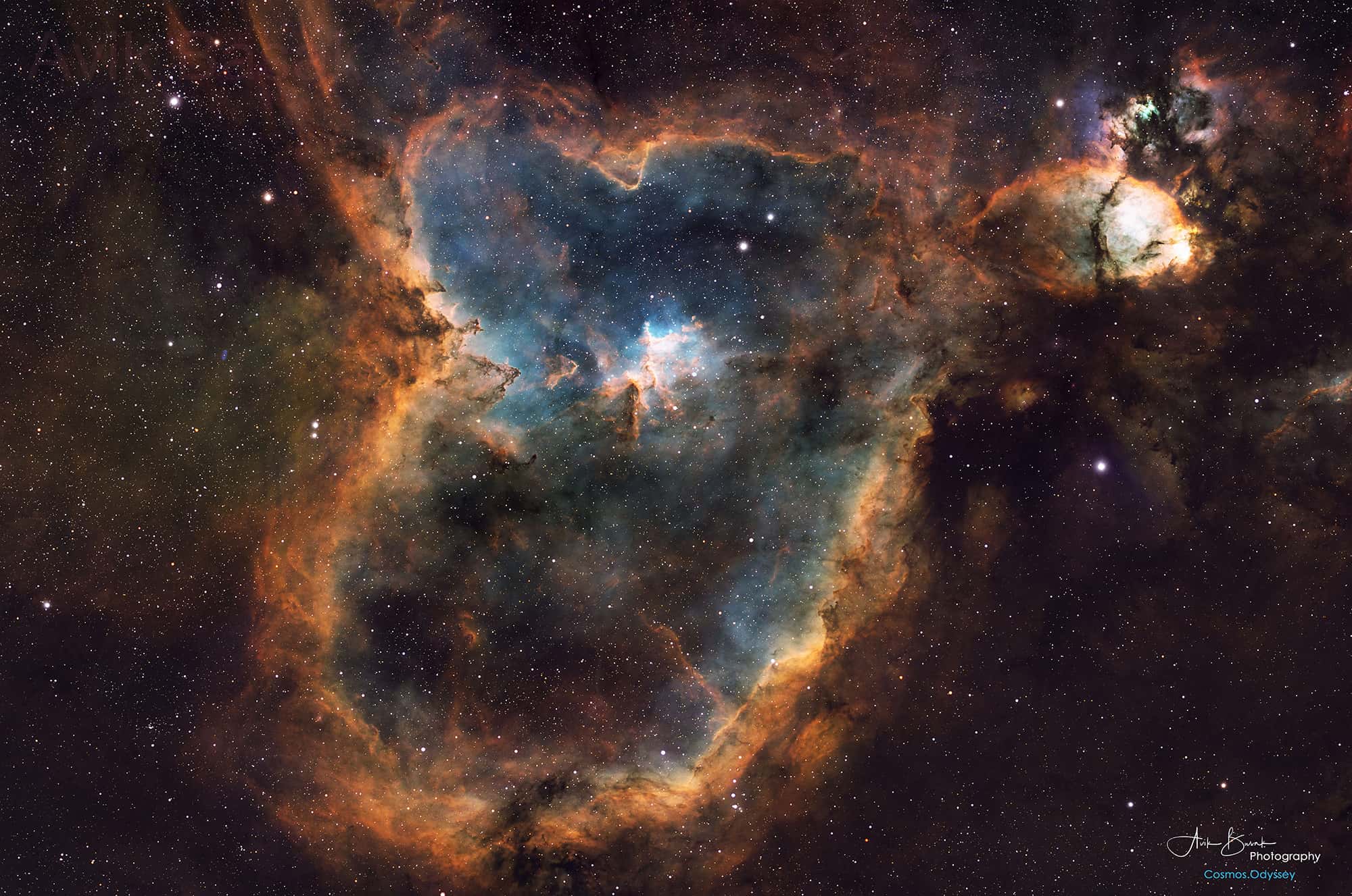 IC 1805 — The Heart Nebula by Avik Basak