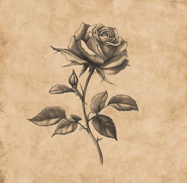 vintage rose