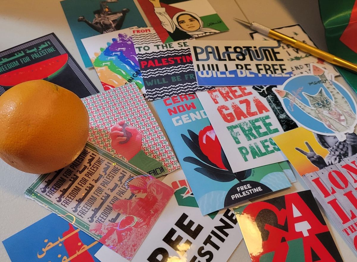 Free Gaza, Free Stickers Project