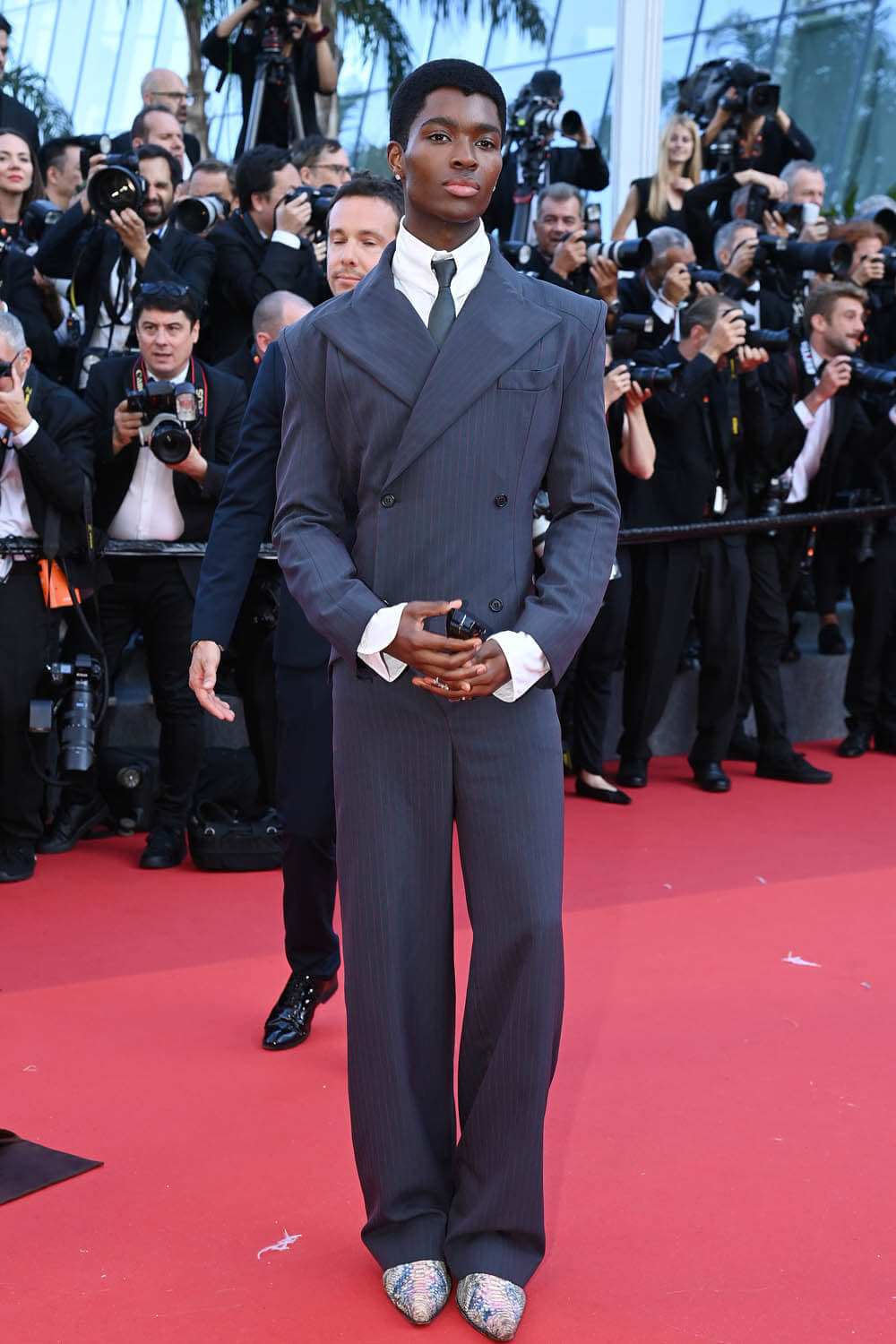 Alton Mason attends the screening of "Elvis" during the 75th annual Cannes film festival 