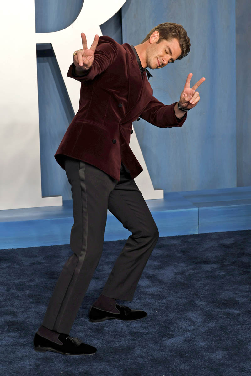 Andrew Garfield at the 2022 Oscars