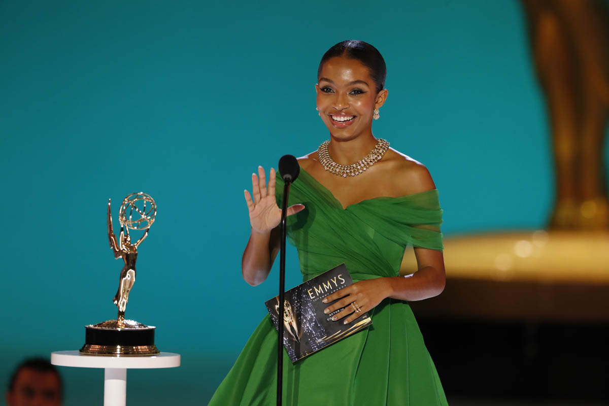 Yara Shahidi appears at the 73RD EMMY AWARDS