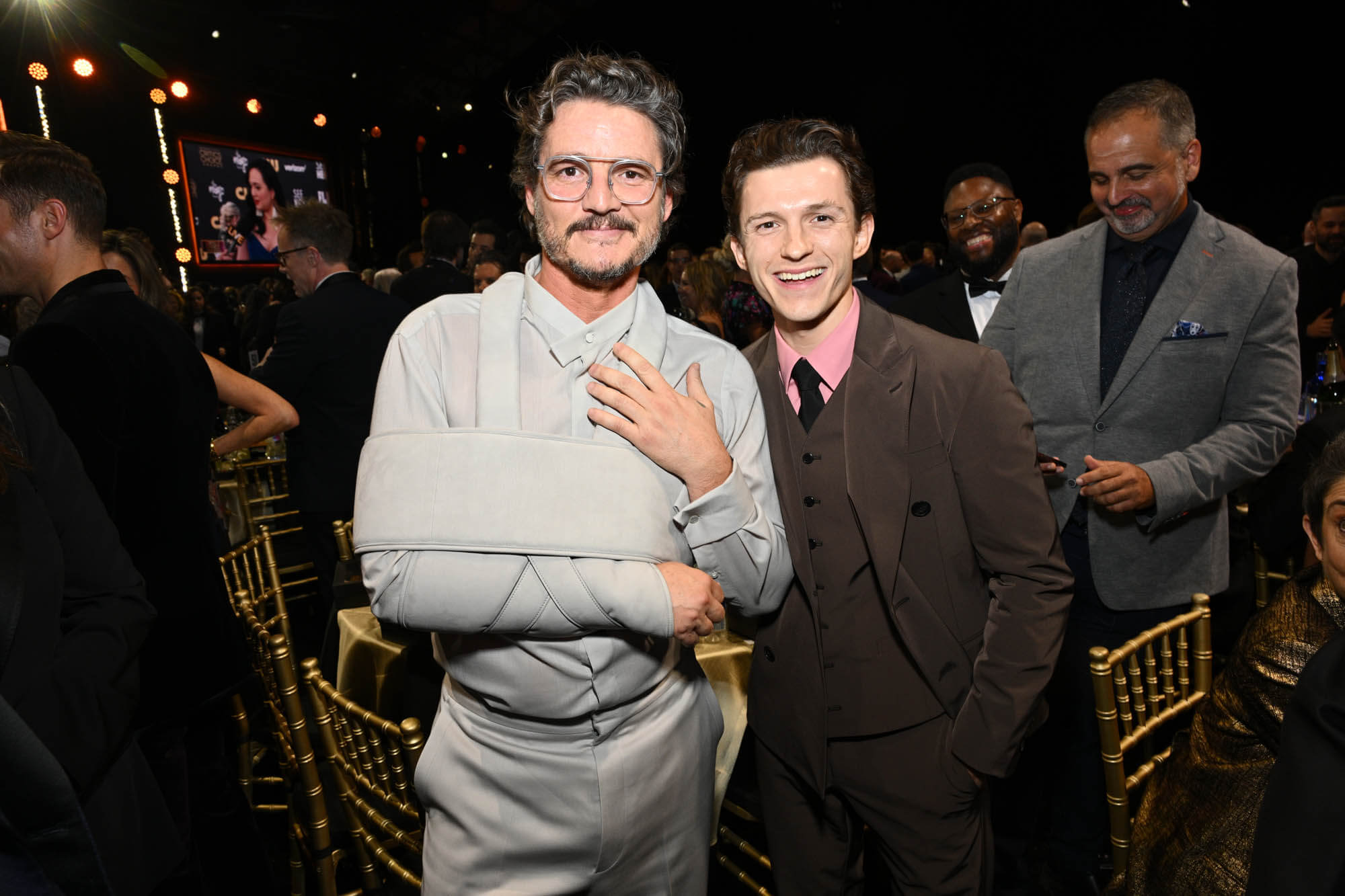 Pedro Pascal and Tom Holland at the 29th Critics' Choice Awards