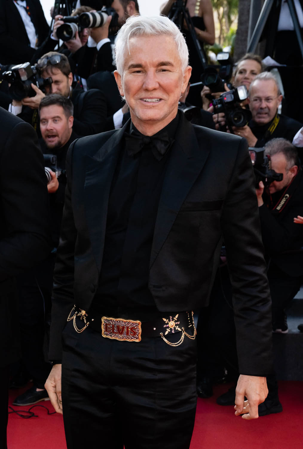 Baz Luhrmann attends the screening of "Elvis" during the 75th annual Cannes film festival