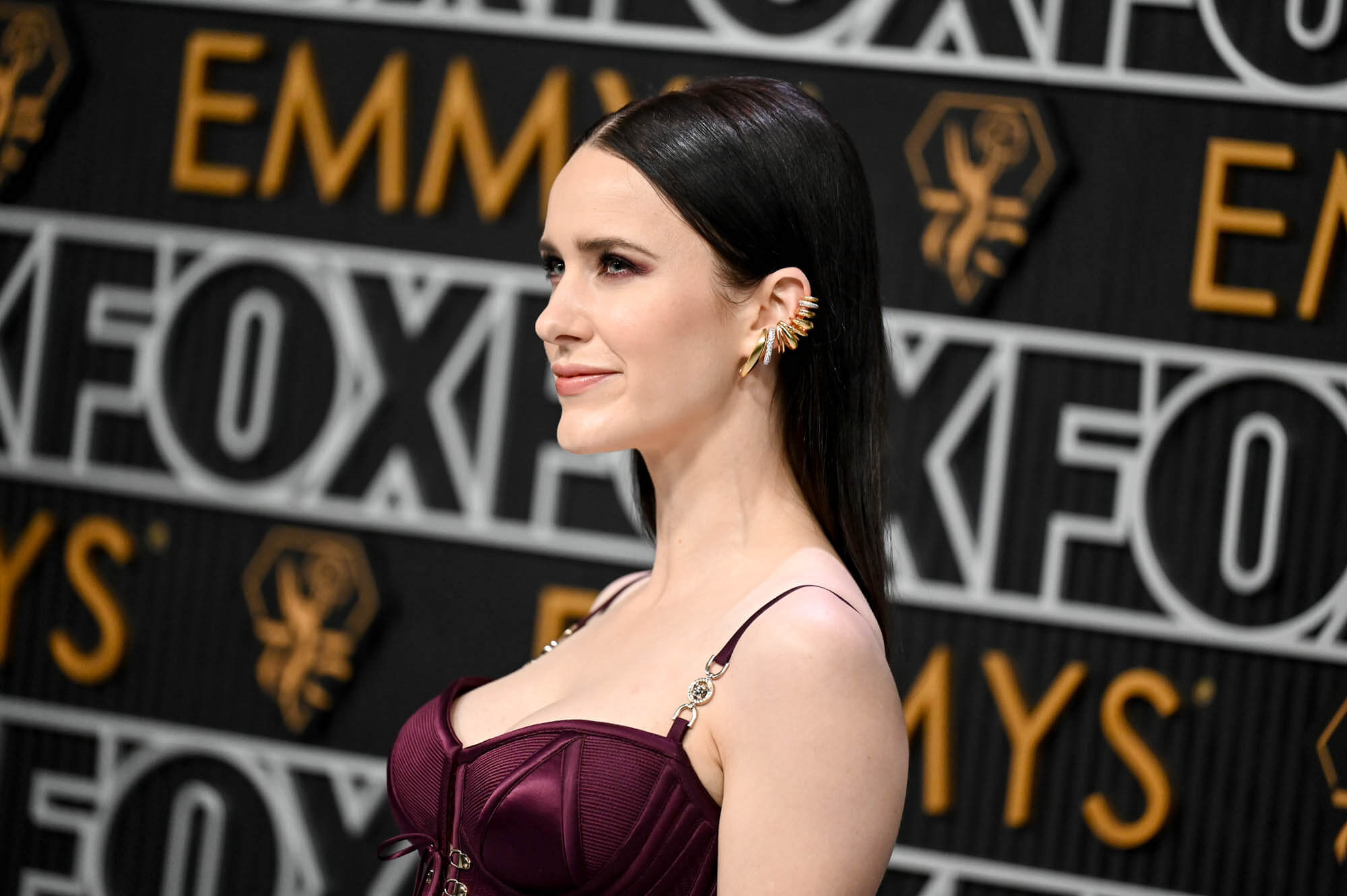 Rachel Brosnahan attends the 75th Primetime Emmy Awards