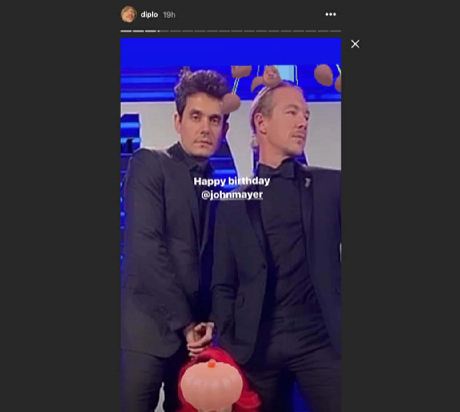 Diplo's birthday wish for John Mayer