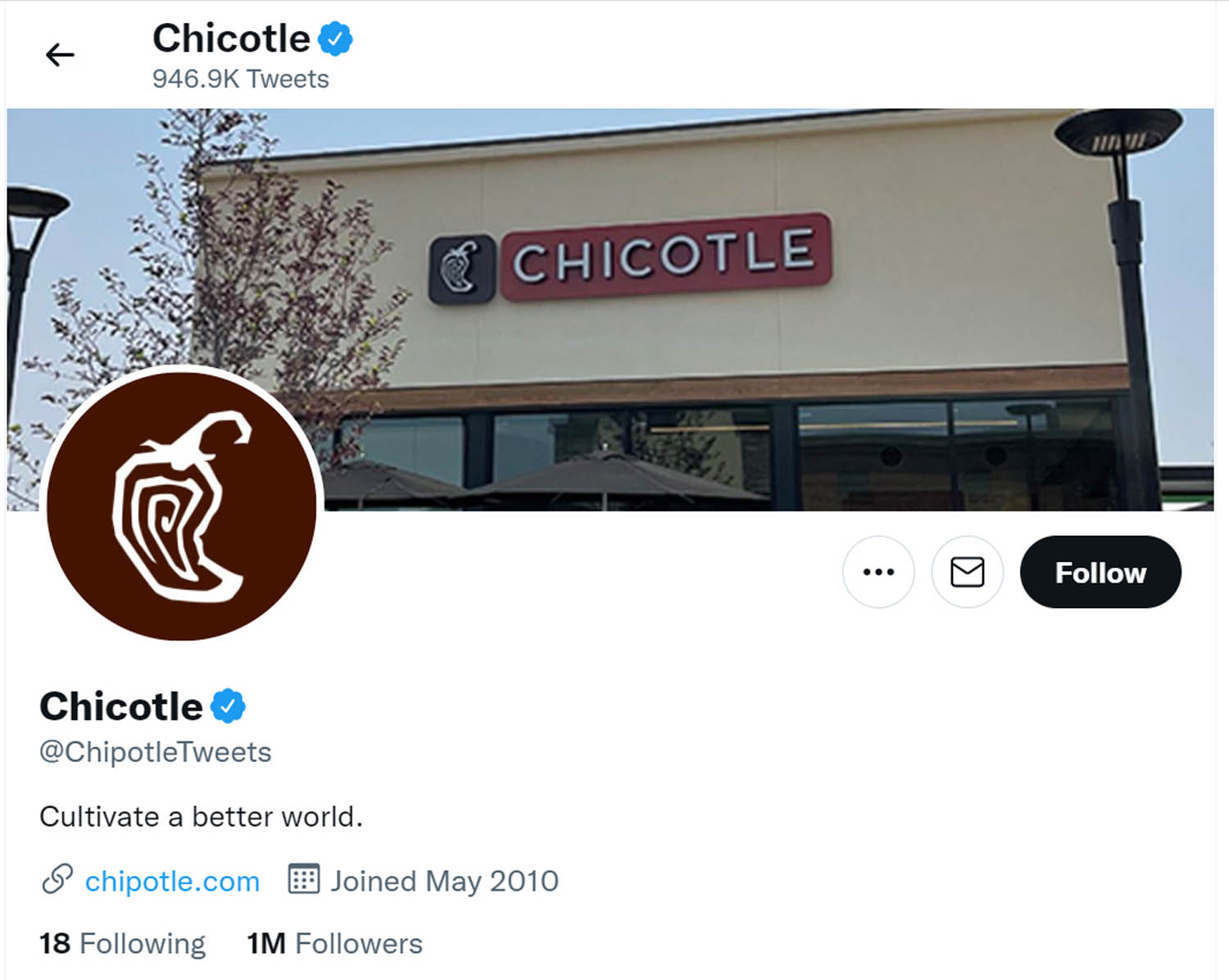 Chipotle Tweet