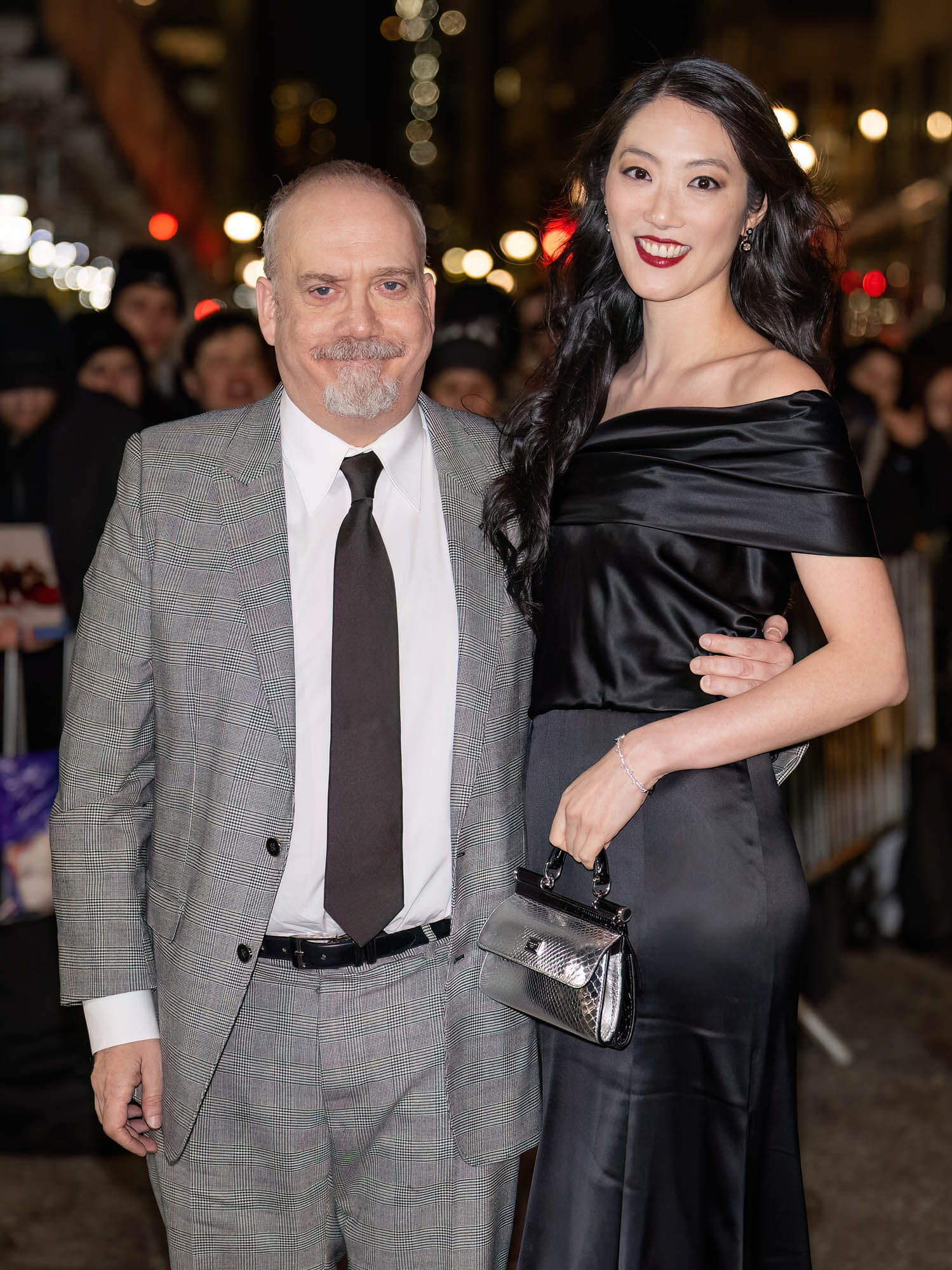 Paul Giamatti and Clara Wong