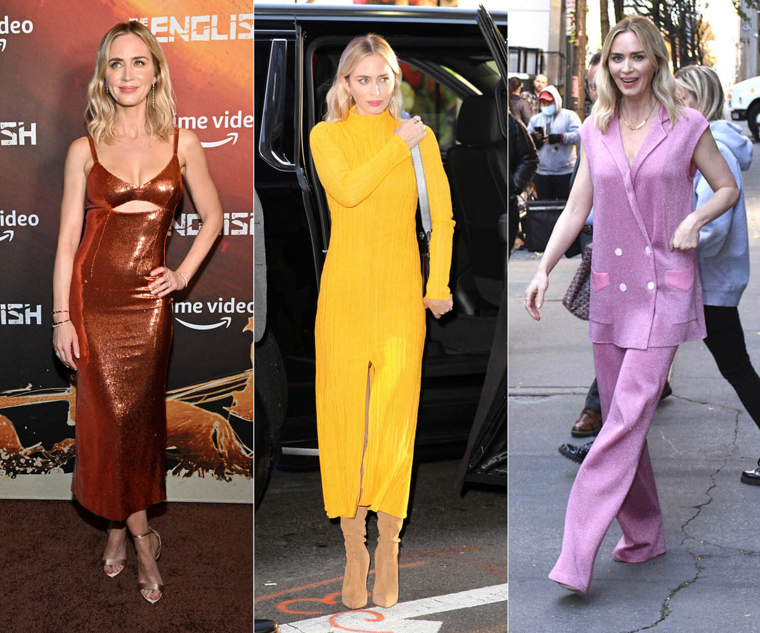 Emily Blunt promotes 'The English' in NYC