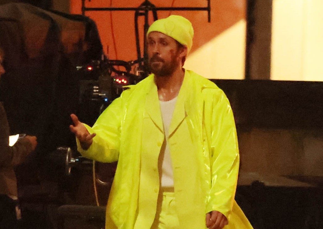 Ryan Gosling on set in Sydney