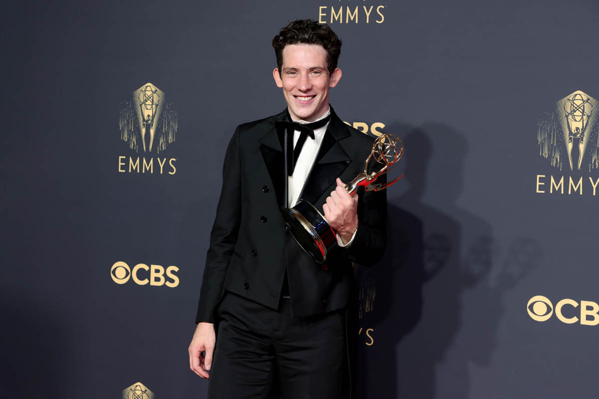 Josh O'Connor attends the 73rd Primetime Emmy Awards 
