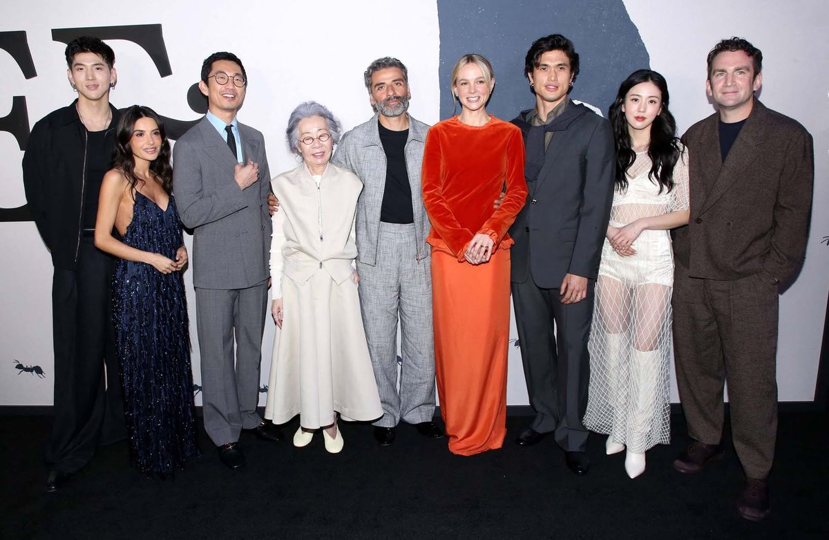 Carey Mulligan wore all the orange