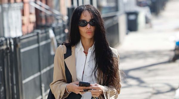 Zoë Kravitz nails spring dressing