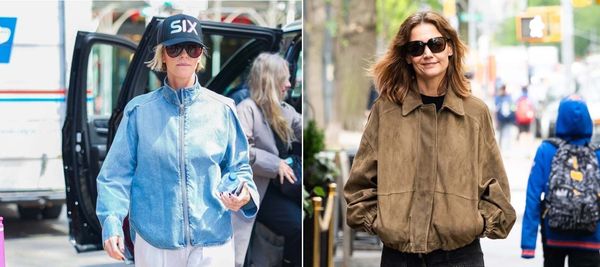 Charlize and Katie: Denim and Suede
