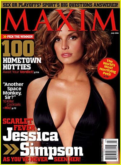 Jessica’s Maxim tits