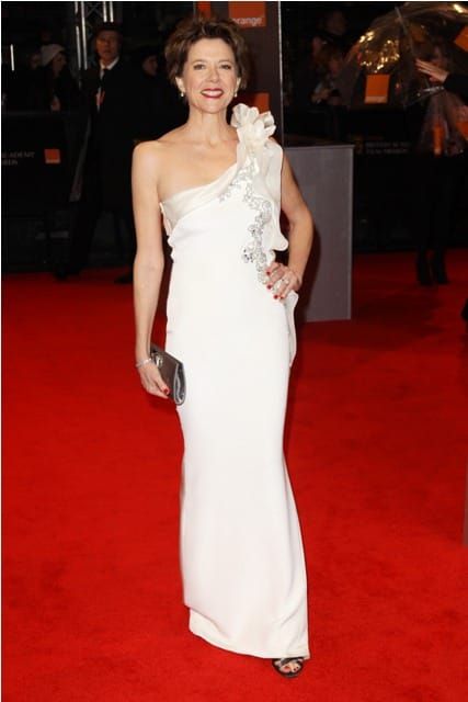 BAFTA one shoulder: Annette Bening & Emma Watson