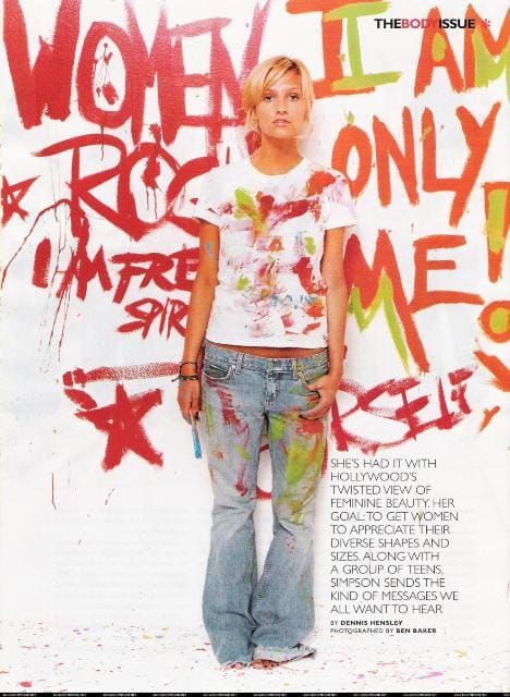 The Daily Dumbass: Ashlee Simpson & Marie Claire