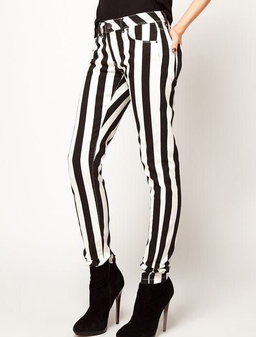 Sasha’s INTO IT: ASOS Elgin Mono Stripe Jean