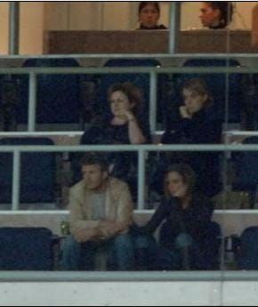 The Beckhams on the Sidelines