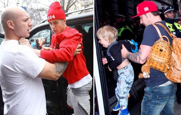 Justin Bieber’s not pouty in Spain
