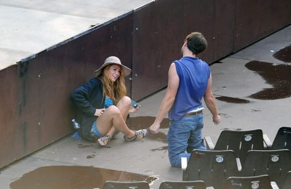 Blake brought Leo to his knees...?