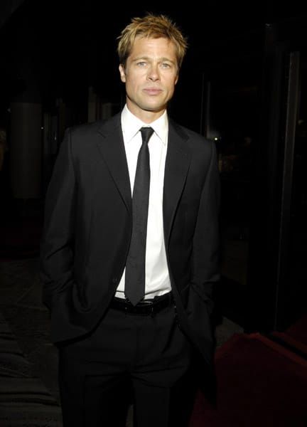 Brad Pitt: Travel-weary and Ashley Wilkes?