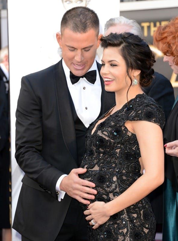 Belly Cupping at the Oscars: the Tatums
