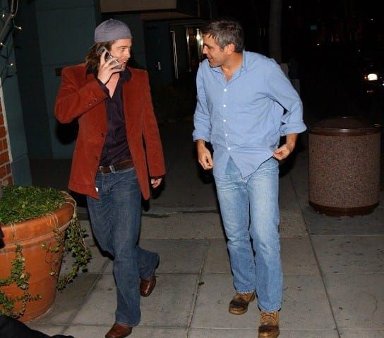 George sees Jen before Brad?
