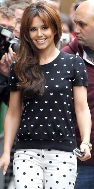 Carpets & Candids: Cheryl’s hearts on spots