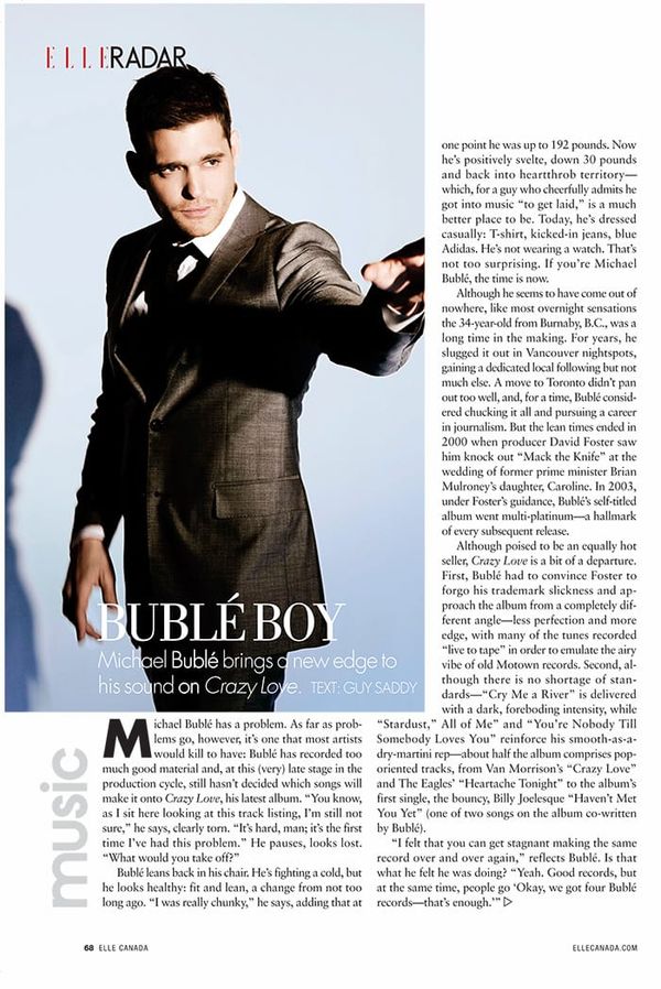 I hear you Buble