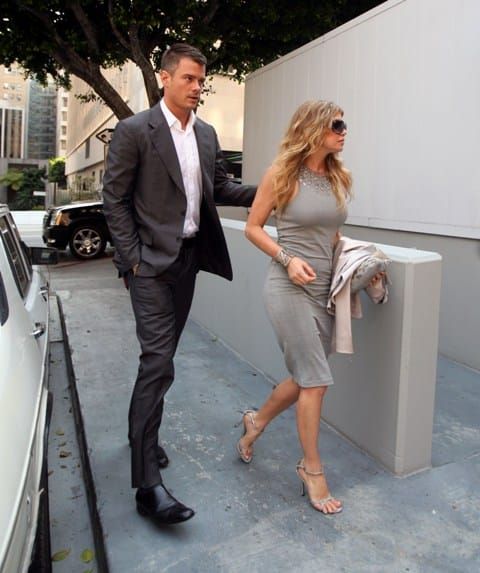 Fergie at the wedding