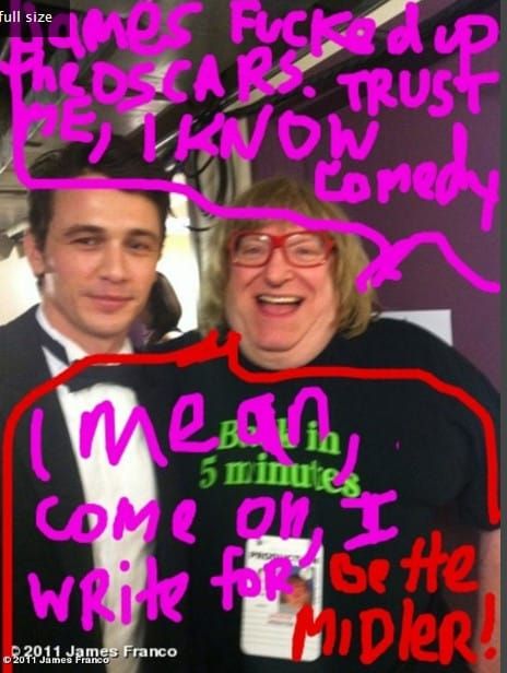 James Franco: heading for breakdown?