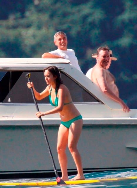 Clooney & Murray in Italy