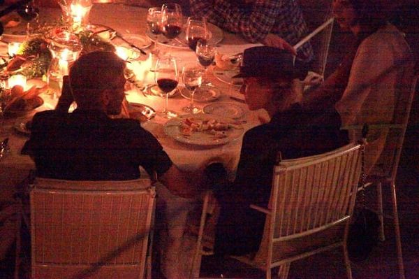 George & Stacy by candlelight