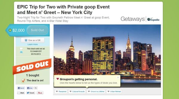 Hack the GOOP Trip