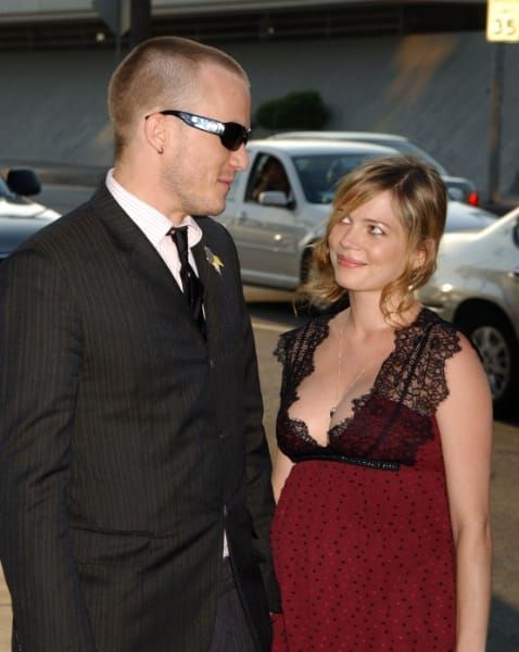 From Doris T:  Heath & Michelle cling to love?