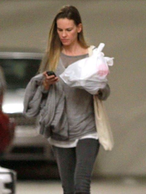 Carpets & Candids: Hilary Swank’s layers
