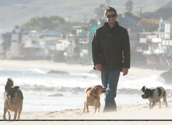 Jakey at the beach