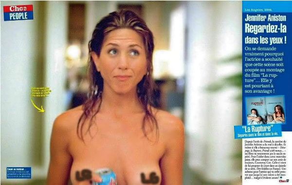 The Daily Déjà vu: the Aniston breasts exposed