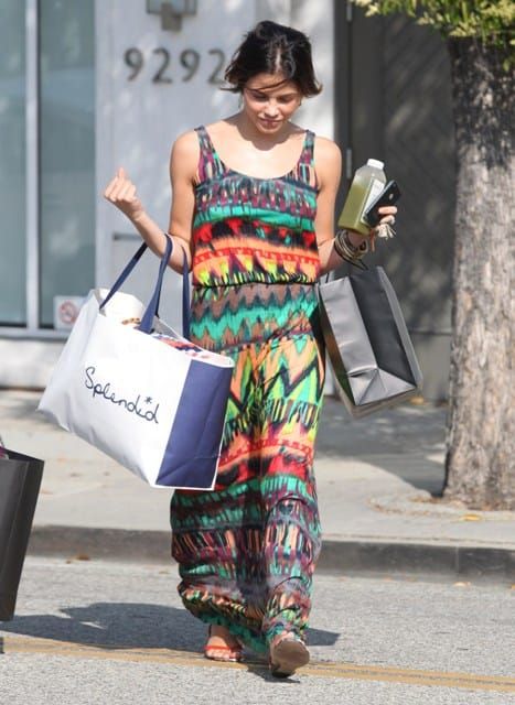Carpets & Candids: Jenna Dewan’s maxi dress