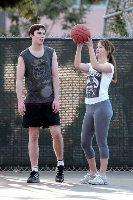 Just two kids in love, playing ball