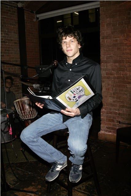 Jesse reads but doesn’t pose