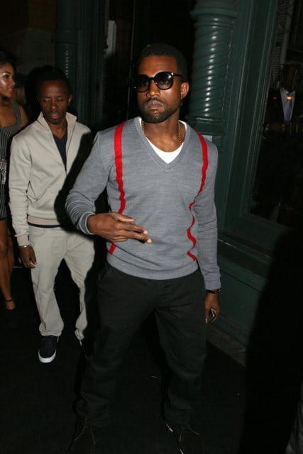 Kanye cuffed!